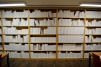 A room full of shelves full of books full of blank pages